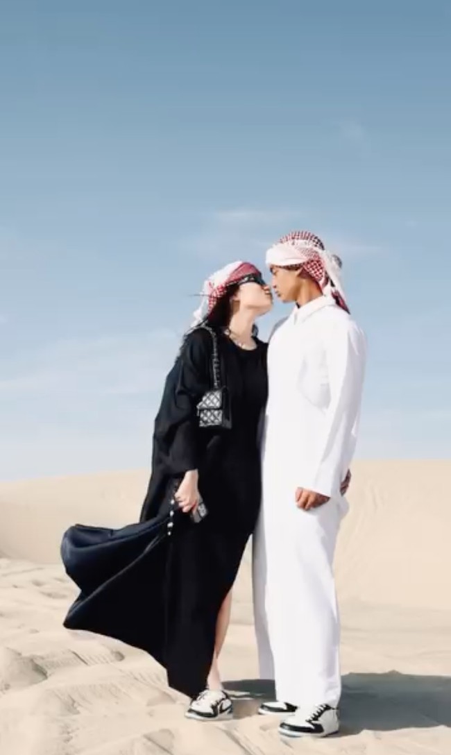 Di keterangan unggahannya Arhan menuliskan kalimat simpel namun penuh makna. Perjalanan bahagia, tulisnya. Foto: Instagram/@pratamaarhan8