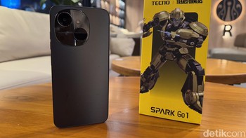 Harganya sebagai berikut: Tecno Spark Go 1 (3+3 GB) RAM + memori internal 64 GB Rp 929.000 Tecno Spark Go 1 (4+4 GB) RAM + memori internal 64 GB Rp 1.049.000 Tecno Spark Go 1 (4+4 GB) RAM + memori internal 128 GB Rp 1.189.00O Foto: Adi Fida Rahman/detikINET