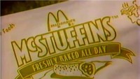 Tahun 1993 McDonald’s juga mengeluarkan McSfuffins yang datang dengan variasi Chicken Teriyaki dan Pepperoni Pizza seperti ini. Foto: ranker.com