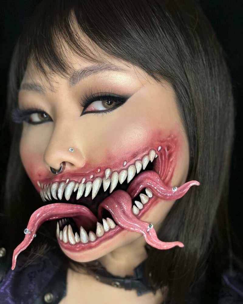 Makeup dari seniman Mimi Choi benar-benar mind blowing. Pantas saja followers-nya di Instagram sudah mencapai dua juta.