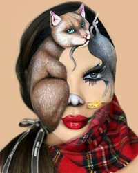 Makeup dari seniman Mimi Choi benar-benar mind blowing. Pantas saja followers-nya di Instagram sudah mencapai dua juta.