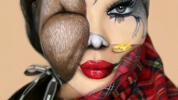 Kucing dan tikus. Foto: Instagram/mimles