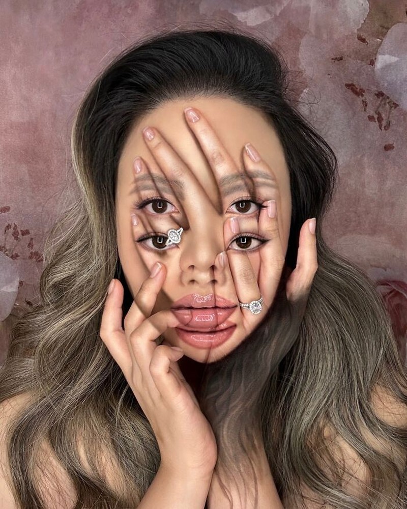 Makeup dari seniman Mimi Choi benar-benar mind blowing. Pantas saja followers-nya di Instagram sudah mencapai dua juta.