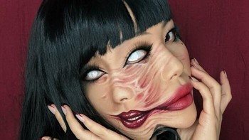 Eh, eh, kenapa mukanya dua? Foto: Instagram/mimles