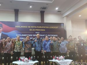 Pesan AHY Saat Hadiri Deklarasi 46 Kabupaten/Kota Lengkap di Surabaya