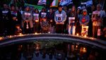 Aksi Warga Dunia Peringati 1 Tahun Genosida di Gaza