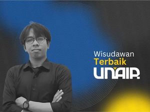 Sempat Gap Year dan Jadi Teknisi Alat Berat, Kini Bagas Lulus Unair dengan IPK 3,92