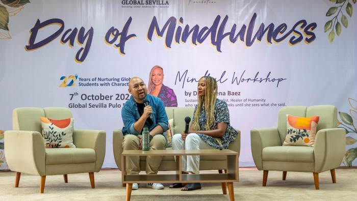 Global Sevilla School Gelar 'Day of Mindfulness', Libatkan Orang Tua-Siswa Global Sevilla School merayakan ulang tahun ke-22 dengan menggelar acara 'Day of Mindfulness' yang turut bekerja sama dengan Didit Hediprasetyo Foundation (DH Foundation).