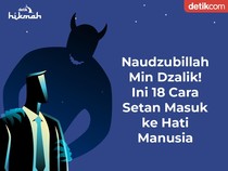 Naudzubillah Min Dzalik! Ini 18 Cara Setan Masuk ke Hati Manusia