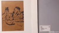 Beberapa karya yang dipajang di museum ini salah satunya adalah sketsa peristiwa Perjanjian Linggarjati tahun 1946 dan kala itu ia bergabung bersama wartawan dalam menyaksikan peristiwa itu.   