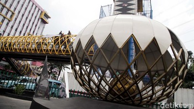 Intip Progres JPO Dewi Sartika Berkonsep Modern