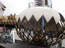 Intip Progres JPO Dewi Sartika Berkonsep Modern