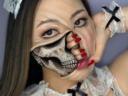 Aksi Kreator IG Merias Wajah Seram Bikin Tercengang