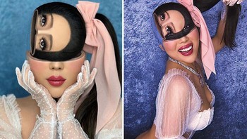 Di akun Instagramnya, Mimi kerap memperlihatkan proses rias yang dilakukannya. Foto: Instagram/@mimles