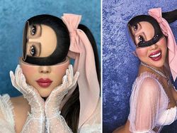 Aksi Kreator IG Merias Wajah Seram Bikin Tercengang