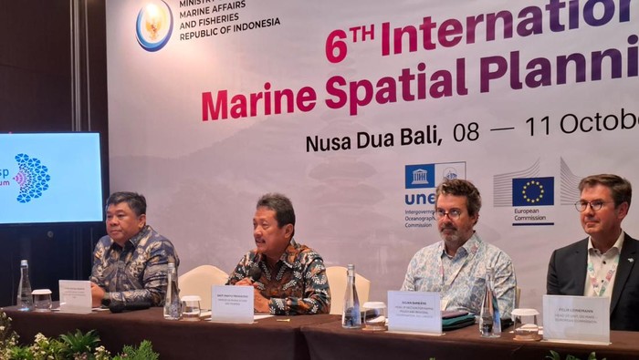 Kementerian Kelautan dan Perikanan (KKP) menggelar forum perencanaan tata ruang laut tingkat internasional, Marine Spatial (MSP) Forum ke-6 di Bali.