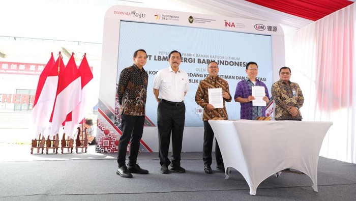 Luhut Resmikan Pabrik LFP Rp 5,46 T di KIP Kendal