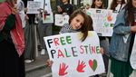 Mahasiswa di Kampus-kampus AS Demo Setahun Genosida Gaza