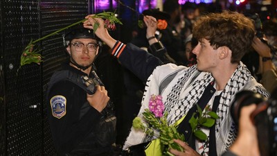Mahasiswa di Kampus-kampus AS Demo Setahun Genosida Gaza