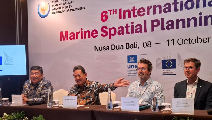 MKP Sakti Wahyu Trenggono di acara Marine Spatial (MSP) Forum