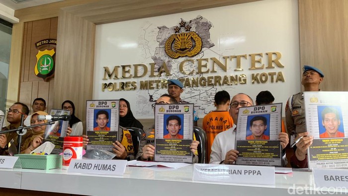Polisi merilis wajah Yandi Supriyadi (28), DPO kasus pencabulan anak di panti asuhan Yayasan Darussalam AnNur, Kunciran Indah, Kota Tangerang.