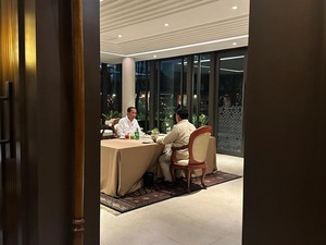 Dasco Buka Suara soal Pertemuan Privat Prabowo-Jokowi, Bahas Kabinet?