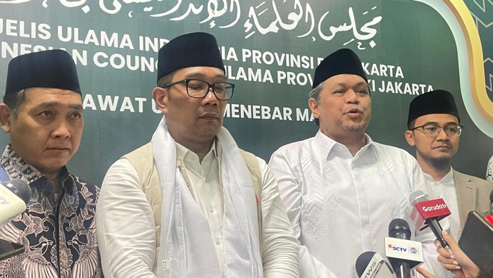 Ridwan Kamil di MUI Jakarta