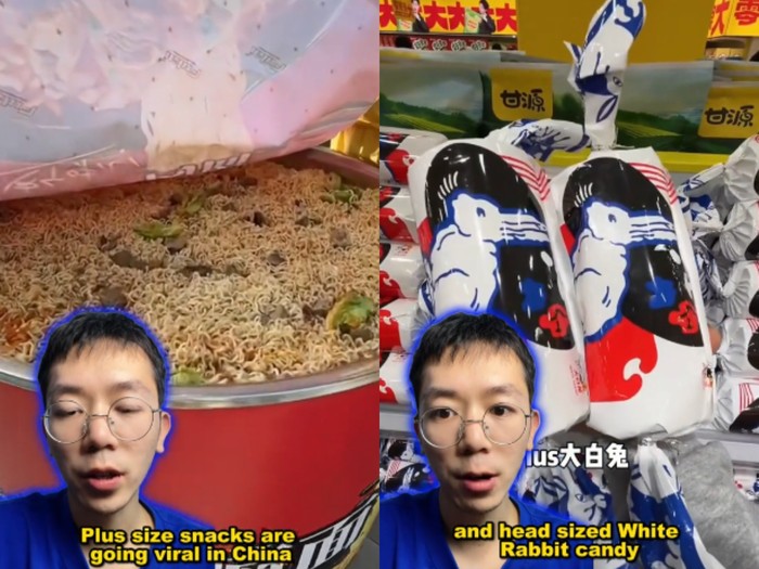 supermarket unik di China tawarkan makanan kemasan jumbo