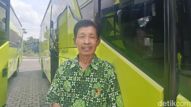 Wayan Sudara, salah seorang karyawan Tami Jaya.