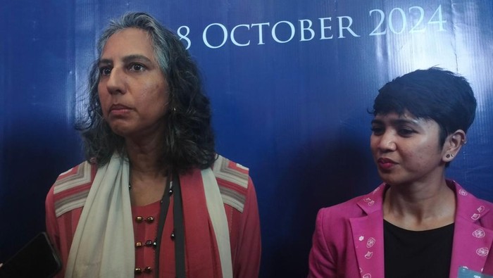 Wakil Duta Besar Australia Gita Kamath (kiri). (Agus Setyadi/detikSumut)