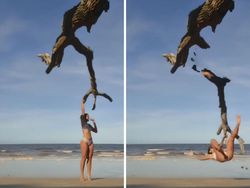 Aksi Nekad Content Creator Ini Bikin Ngakak