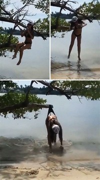 Aksi Nekad Influencer Bikin Ngakak