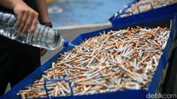 Rokok ilegal yang dimusnahkan sebanyak 5.067.416 batang.