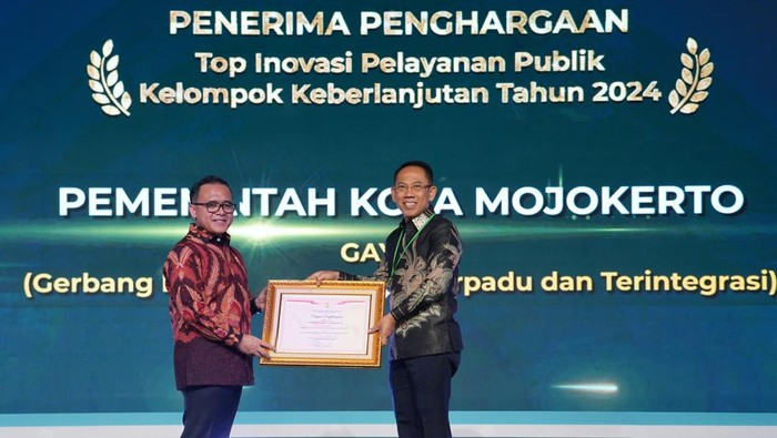 Gayatri Milik Pemkot Mojokerto Dinobatkan Jadi Top Inovasi Layanan Publik