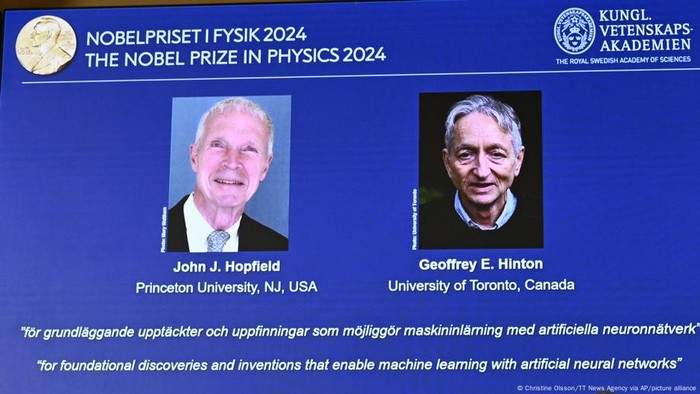 Hadiah Nobel Fisika Diberikan pada Pionir Pembelajaran Mesin