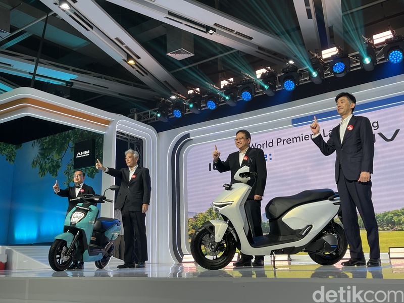 Honda resmi meluncurkan dua motor listrik terbarunya di Indonesia yaitu ICON e: dan CUV e: