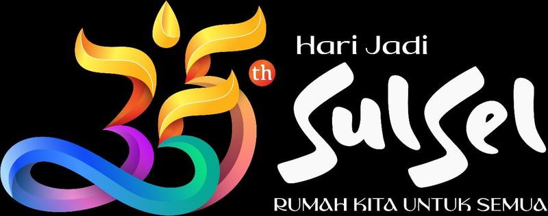 Logo HUT Sulawesi Selatan (Sulsel) Ke-355 Tahun.