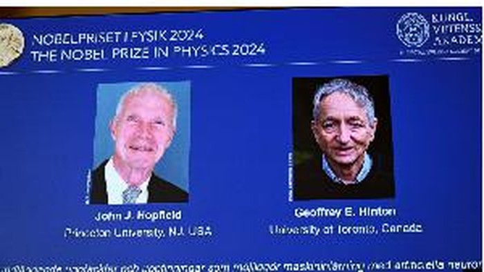 Ilmuwan peraih Nobel Fisika 2024