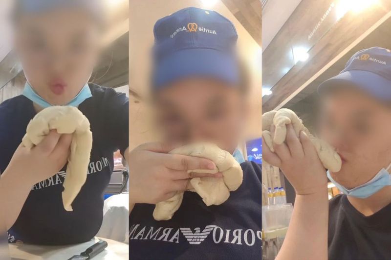 Karyawan Toko Roti Dipecat Gegara Memainkan dan Mencium Adonan
