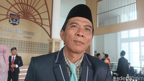 Ketua DPC PPP Lombok Tengah Mayuki saat ditemui detikBali di Kantor DPRD setempat. Foto: (Edi Suryansyah/detikBali)