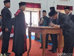 Arif Setia Budi Resmi Dilantik Jadi Ketua DPRD Pacitan Periode 2024-2029