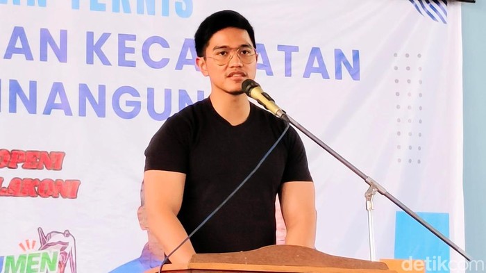 Ketua Umum Partai Solidaritas Indonesia (PSI) Kaesang Pangarep di Kabupaten Kebumen, Jawa Tengah, Rabu (9/10/2024).