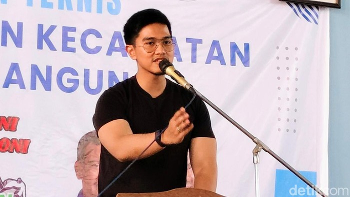 Ketua Umum Partai Solidaritas Indonesia (PSI) Kaesang Pangarep di Kabupaten Kebumen, Jawa Tengah, Rabu (9/10/2024).