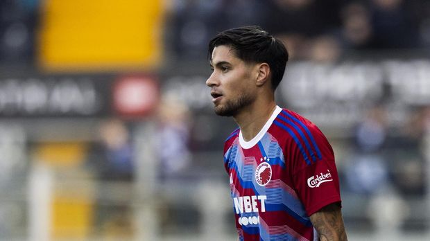 KILMARNOCK, SCOTLAND - AUGUST 29: Copenhagen's Kevin Diks during a UEFA Conference League playoff second leg match between Kilmarnock and FC Copenhagen at Rugby Park, on August 29, 2024, in Kilmarnock, Scotland. (Photo by Craig Foy/SNS Group via Getty Images)