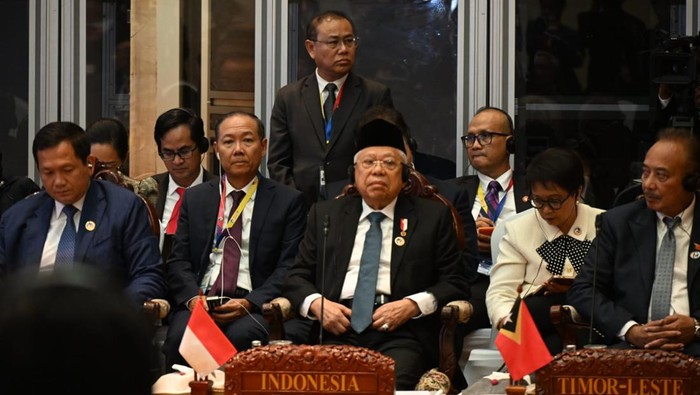 Maruf Amin di KTT ASEAN (Arief/detikcom)