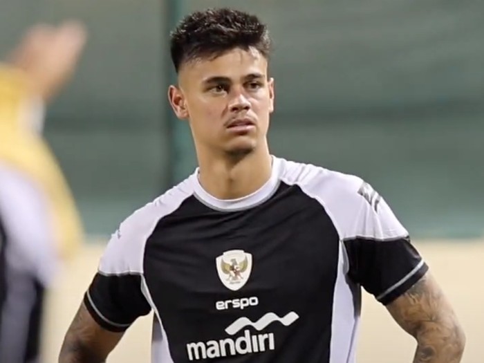 Mees Hilgers latihan bareng Timnas Indonesia
