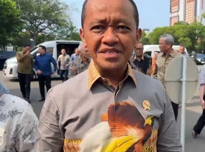 Menteri ESDM Bahlil Lahadalia di Istana Kepresidenan
