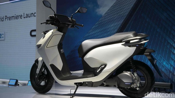 Honda juga meluncurkan motor listrik CUV e: di Astra Honda Motor Safety Riding & Training Center, Cikarang, Rabu (9/10/2024).
