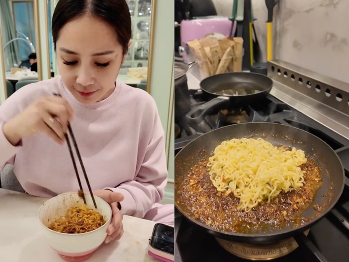 Nagita Slavina Coba Bikin Ramen Creamy Gurih, Pakai Bahan Ini!