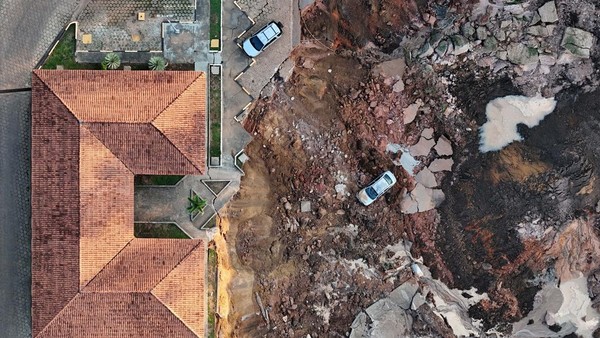 Pelabuhan Terra Preta Brasil Longsor di Tengah Kekeringan Terburuk